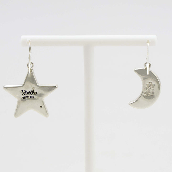Star and Moon Earrings
