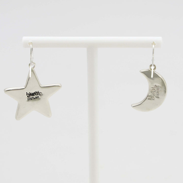 Star and Moon Earrings