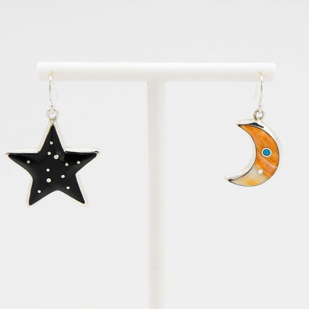 Star and Moon Earrings