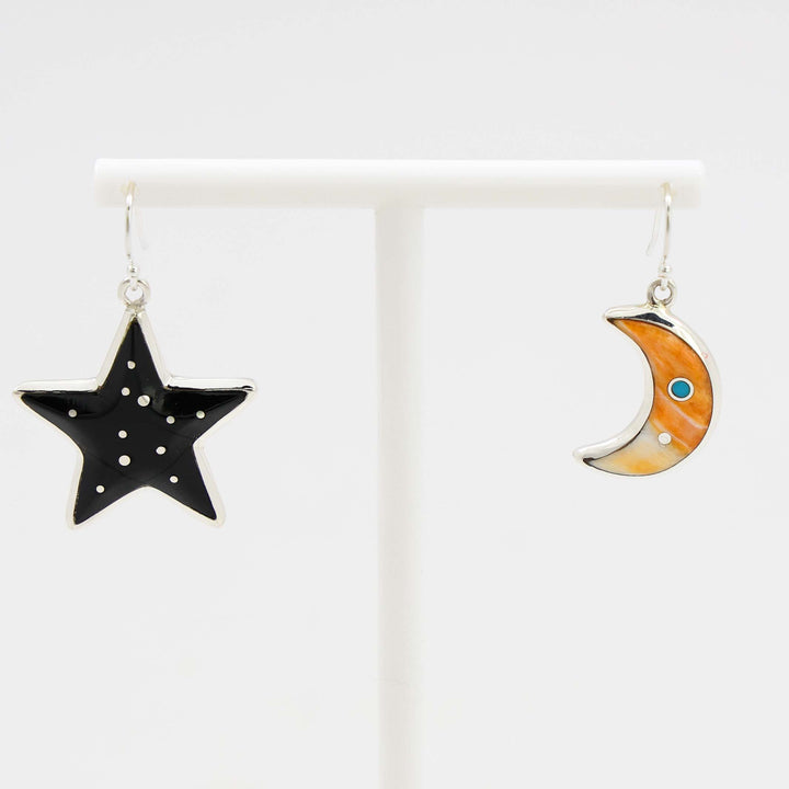 Star and Moon Earrings