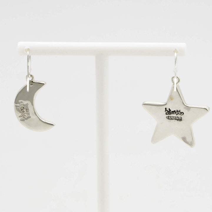 Star and Moon Earrings