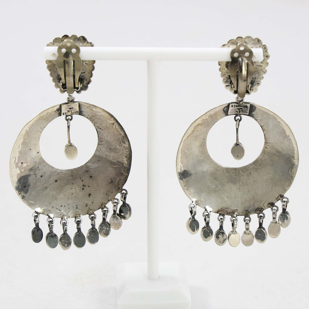 Clip Turquoise Earrings