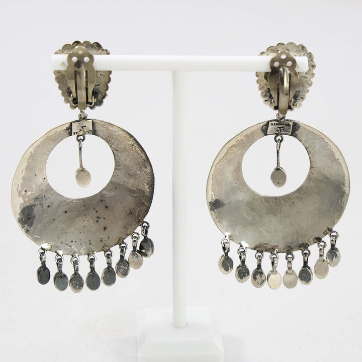 Clip Turquoise Earrings