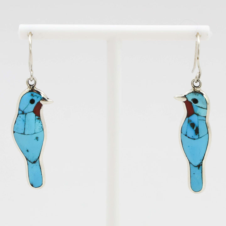 Blue Bird Earrings