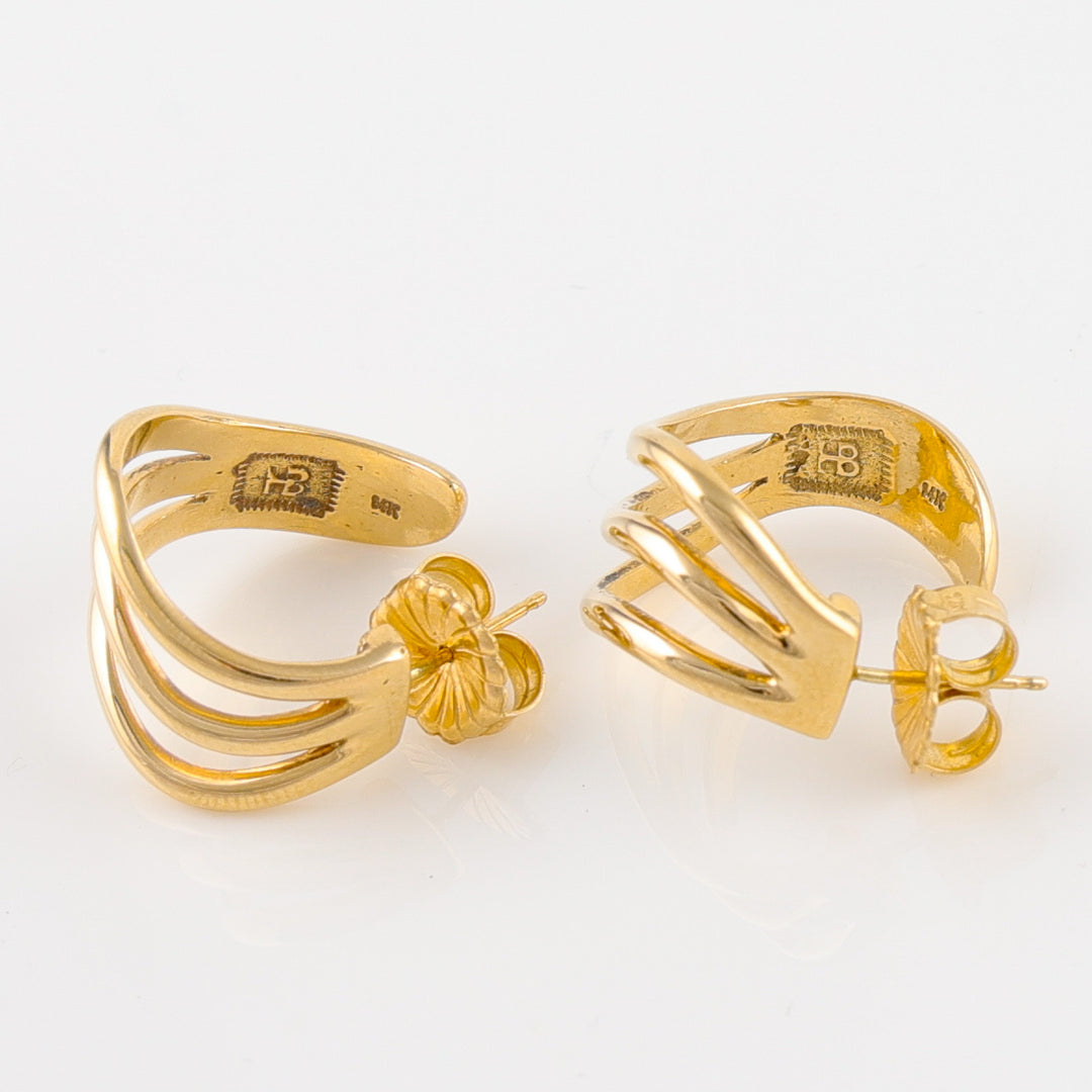 Gold Hoop Earrings