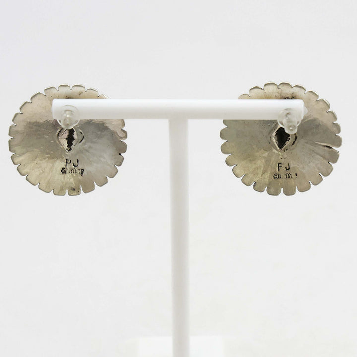 Silver Concho Earrings