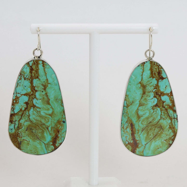 Turquoise Slab Earrings