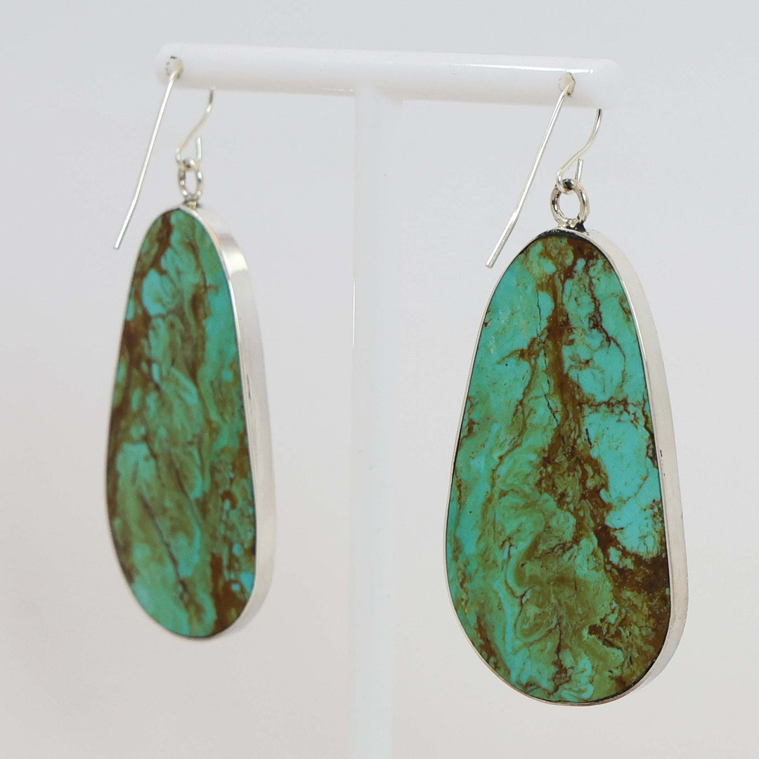 Turquoise Slab Earrings