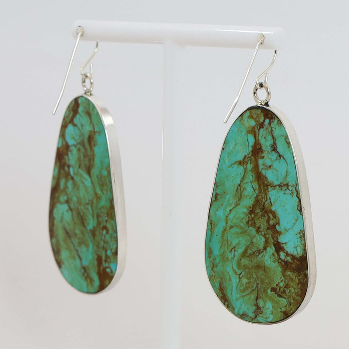 Turquoise Slab Earrings