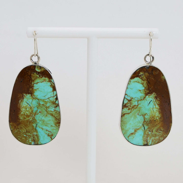 Turquoise Slab Earrings