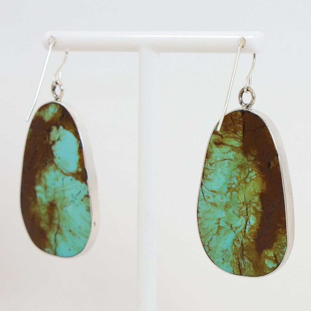 Turquoise Slab Earrings