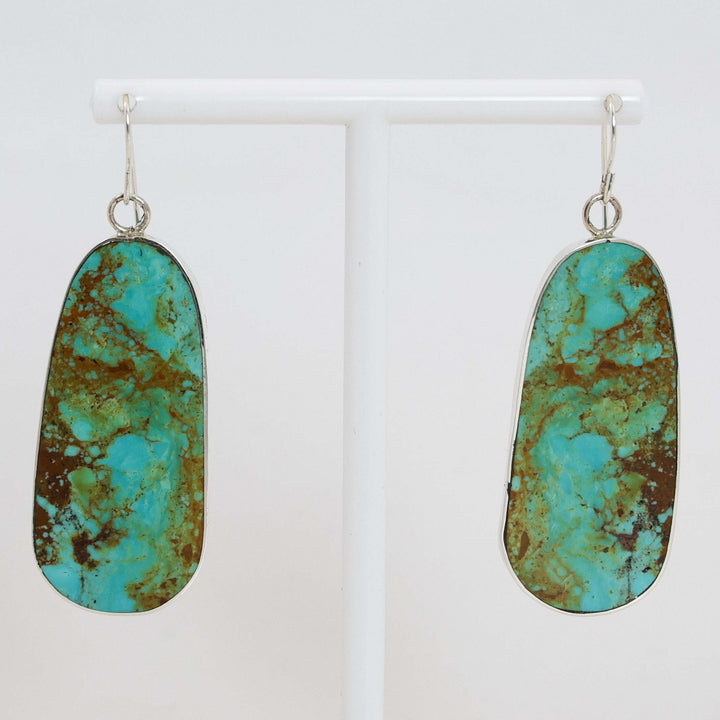 Turquoise Slab Earrings