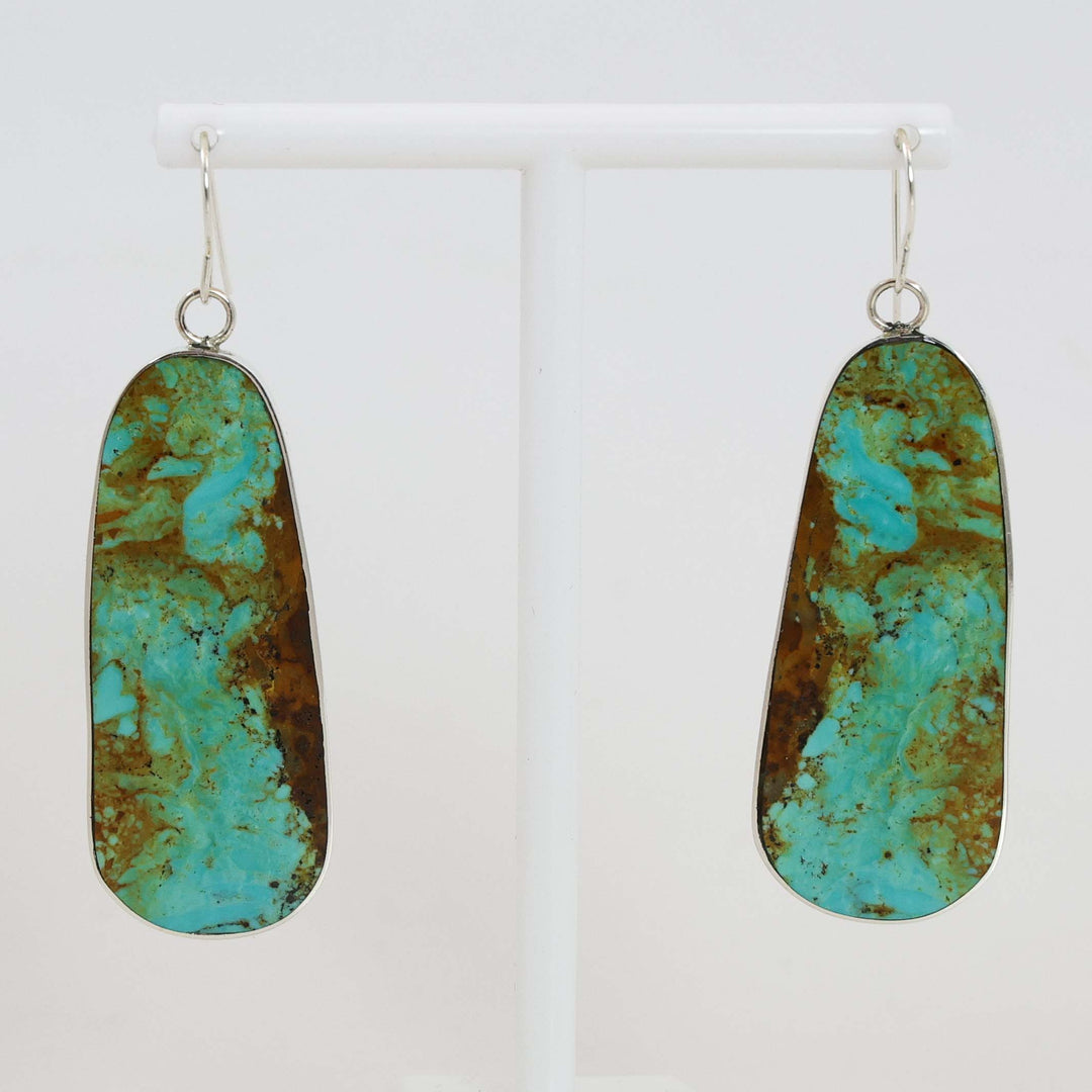 Turquoise Slab Earrings