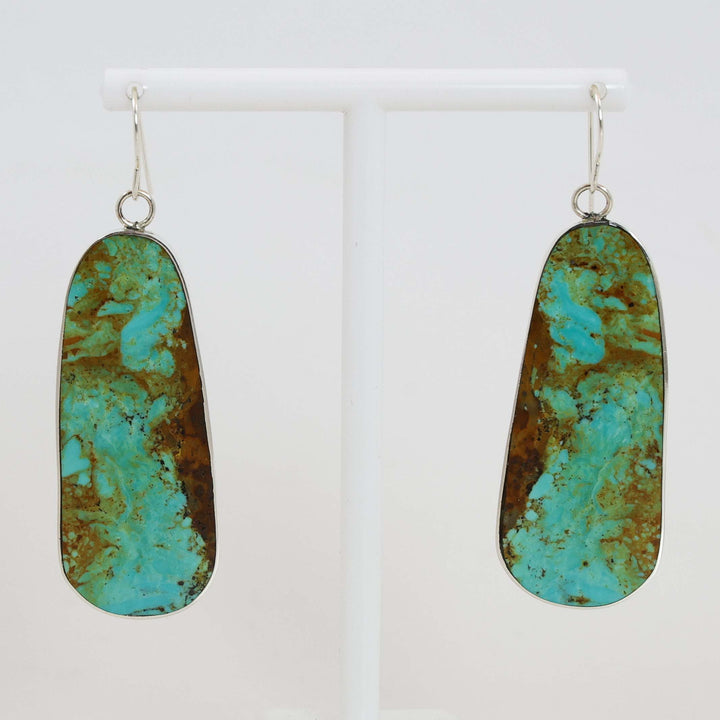 Turquoise Slab Earrings