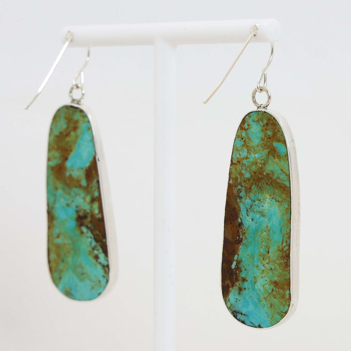 Turquoise Slab Earrings