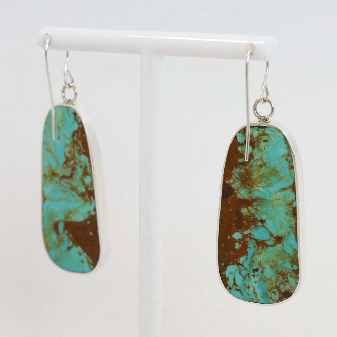 Turquoise Slab Earrings