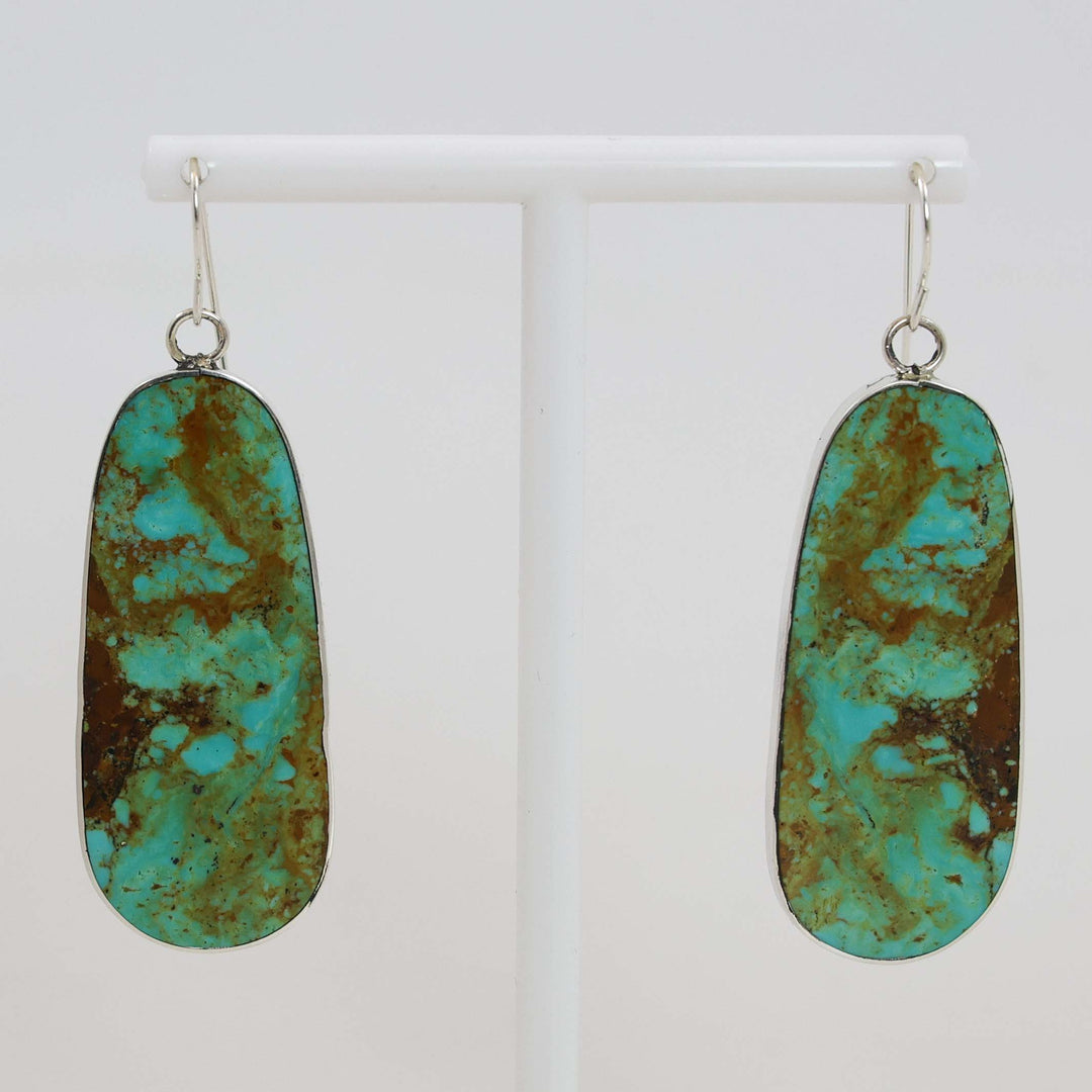 Turquoise Slab Earrings