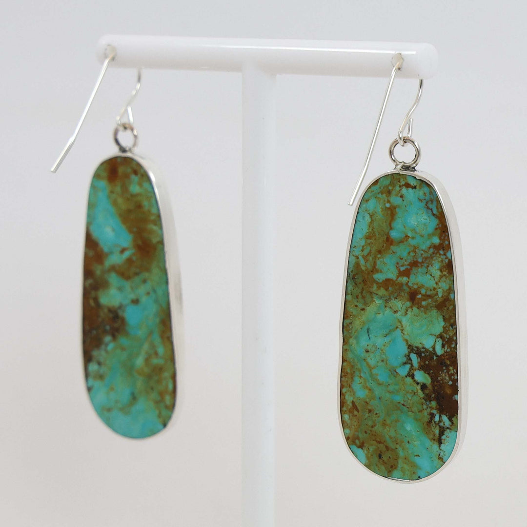 Turquoise Slab Earrings
