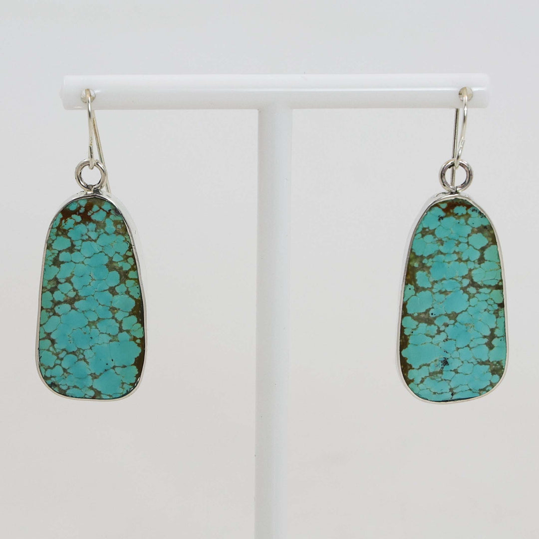 Turquoise Slab Earrings