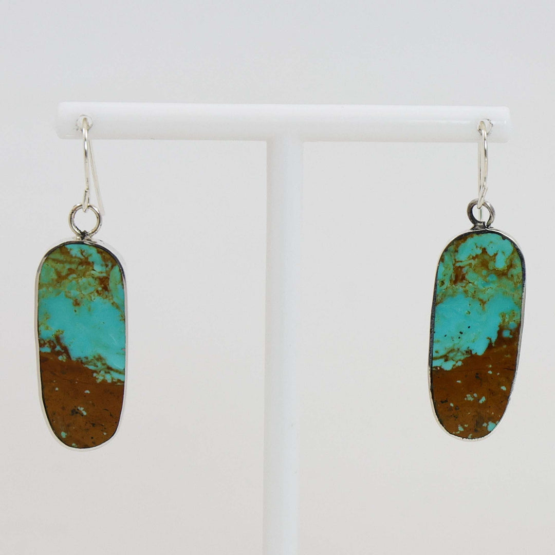 Turquoise Slab Earrings