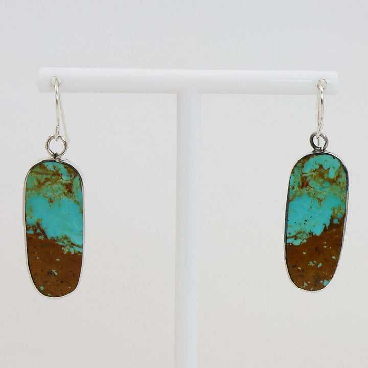 Turquoise Slab Earrings