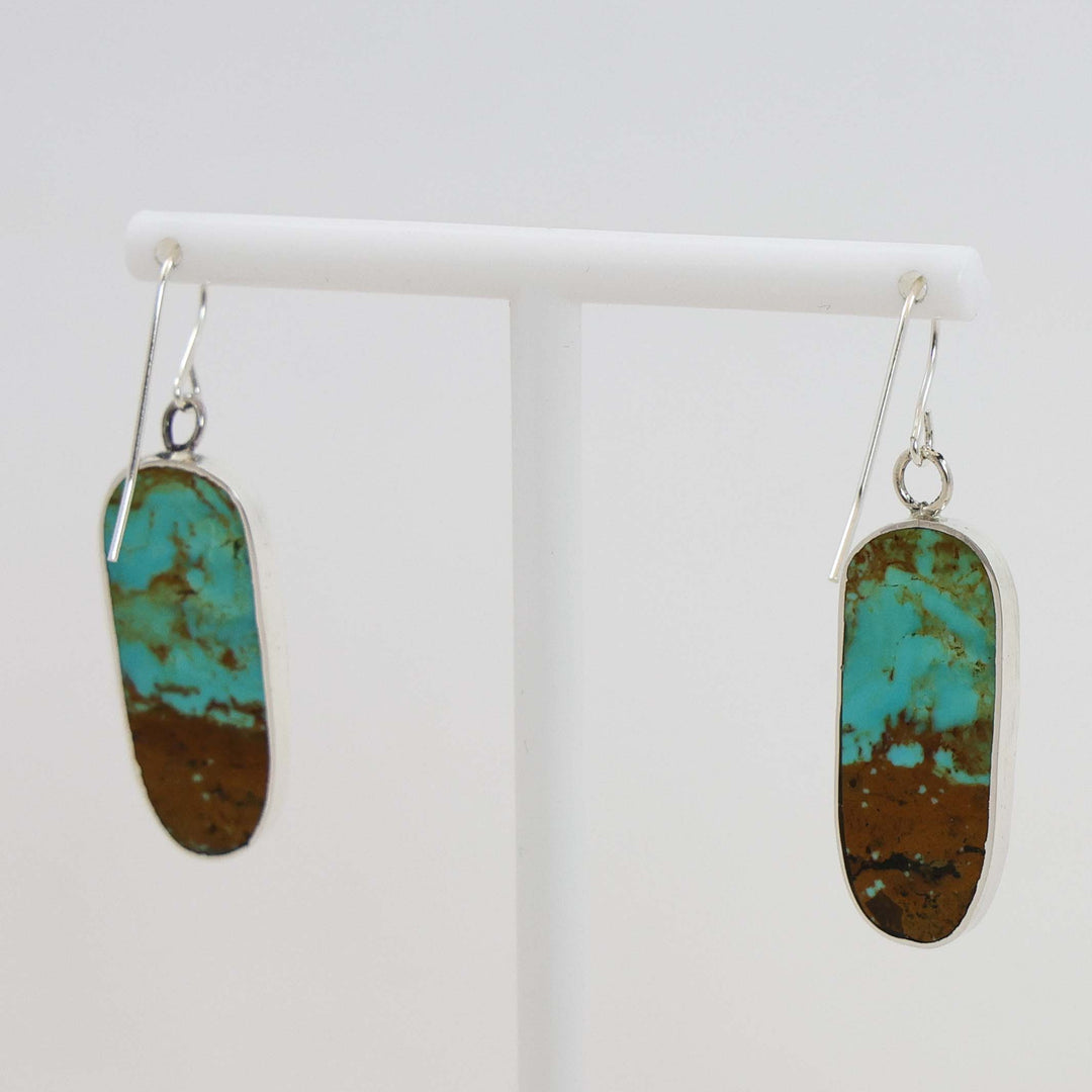 Turquoise Slab Earrings
