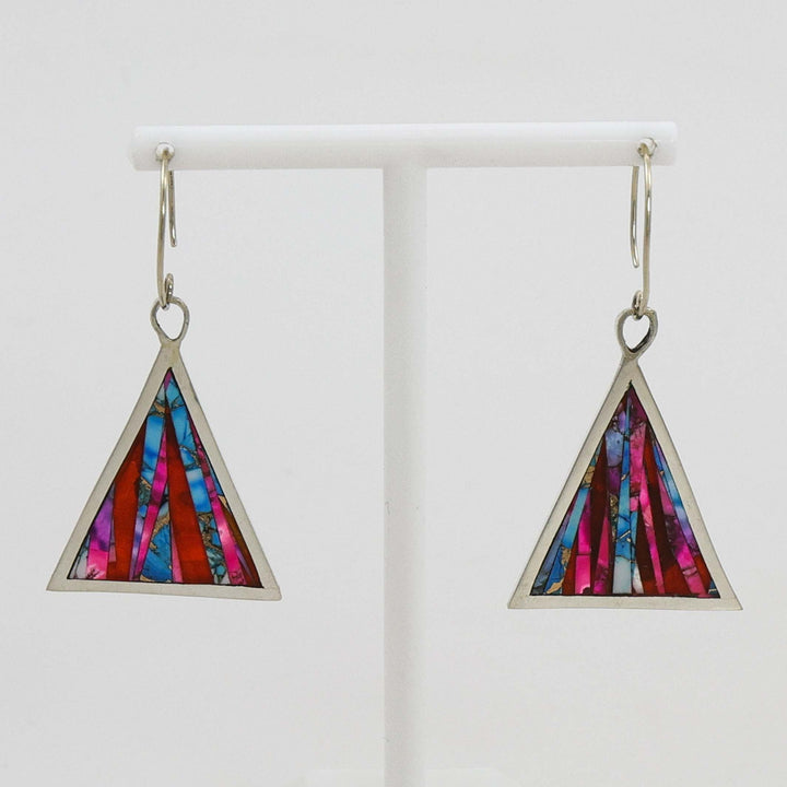 Zuni Inlay Earrings
