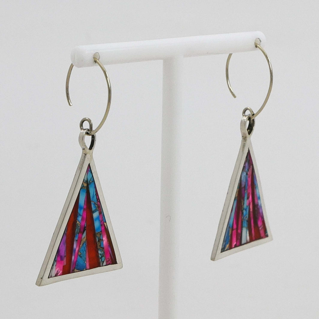 Zuni Inlay Earrings