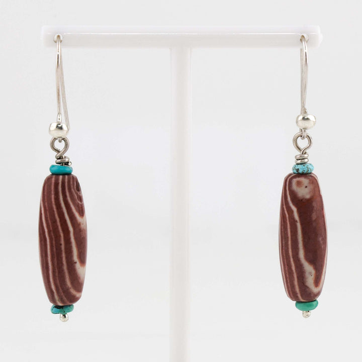 Jasper and Turquoise Earrings