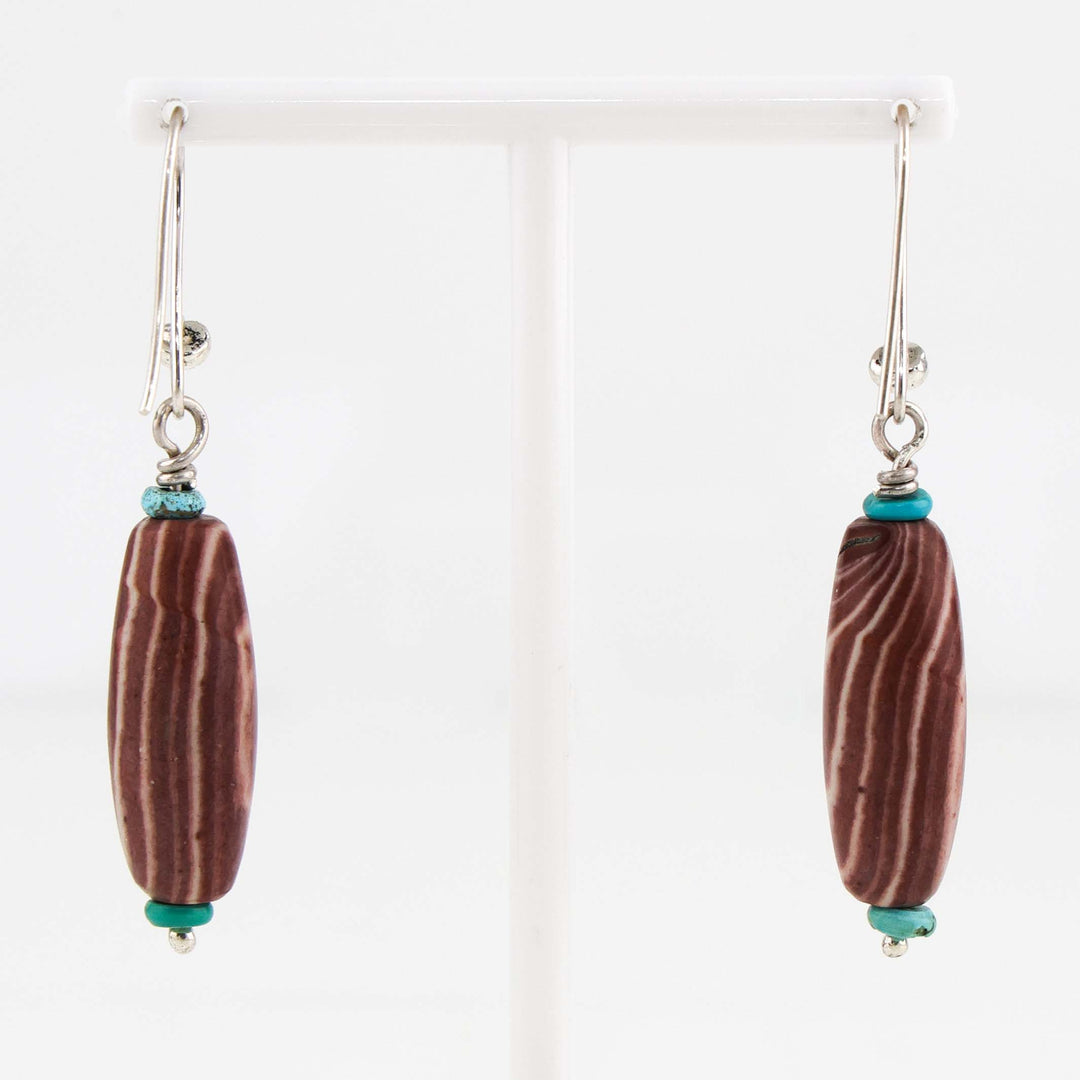 Jasper and Turquoise Earrings