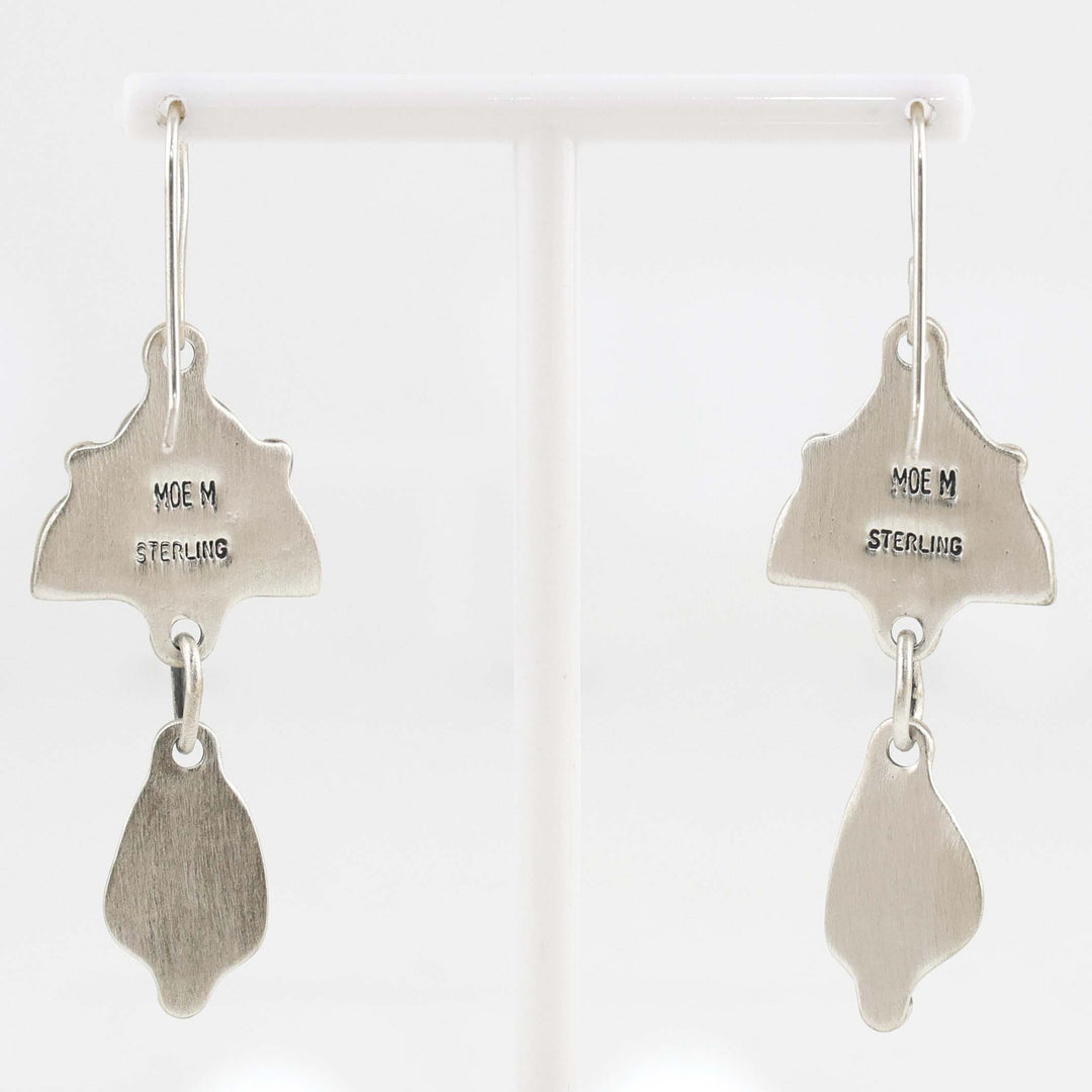 Turquoise Rain Cloud Earrings