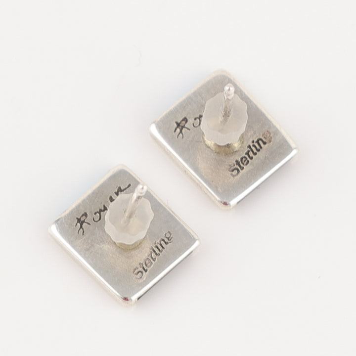 Turquoise and Jet Earrings