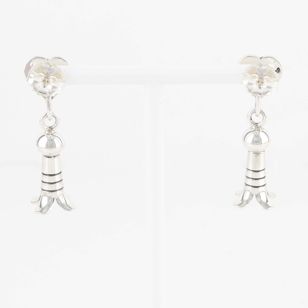 Heart Squash Blossom Earrings