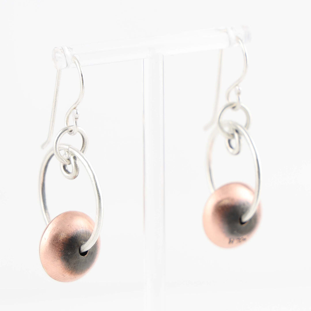 Copper Bead Earrings