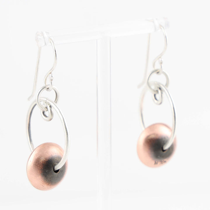 Copper Bead Earrings
