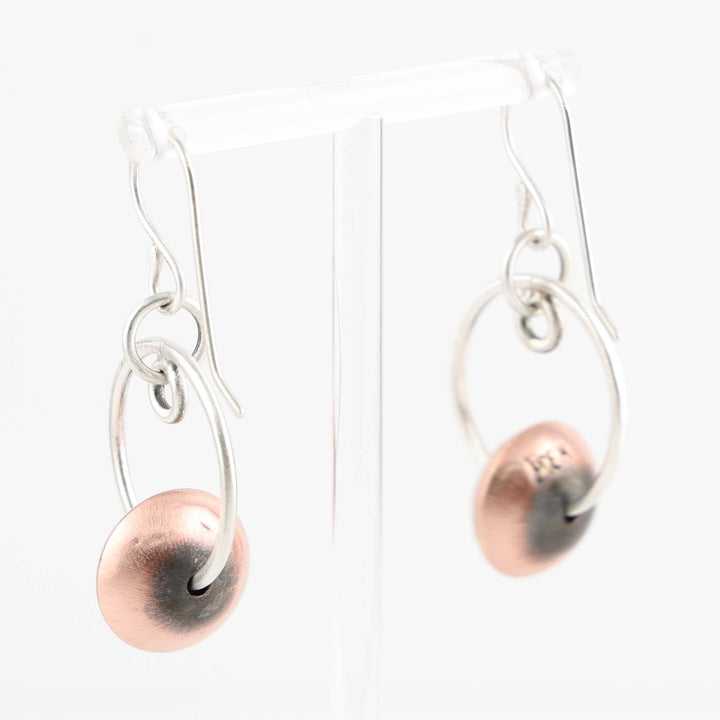 Copper Bead Earrings