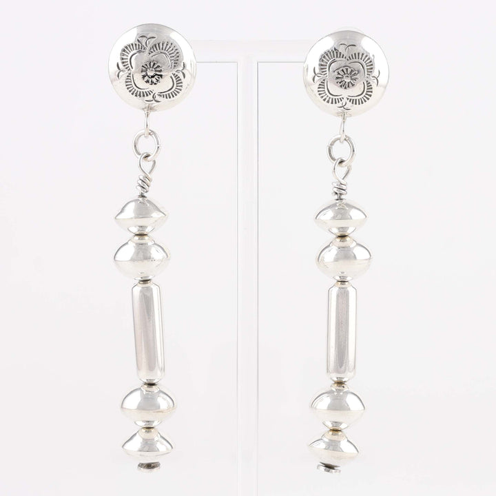 Silver Bead Earrings