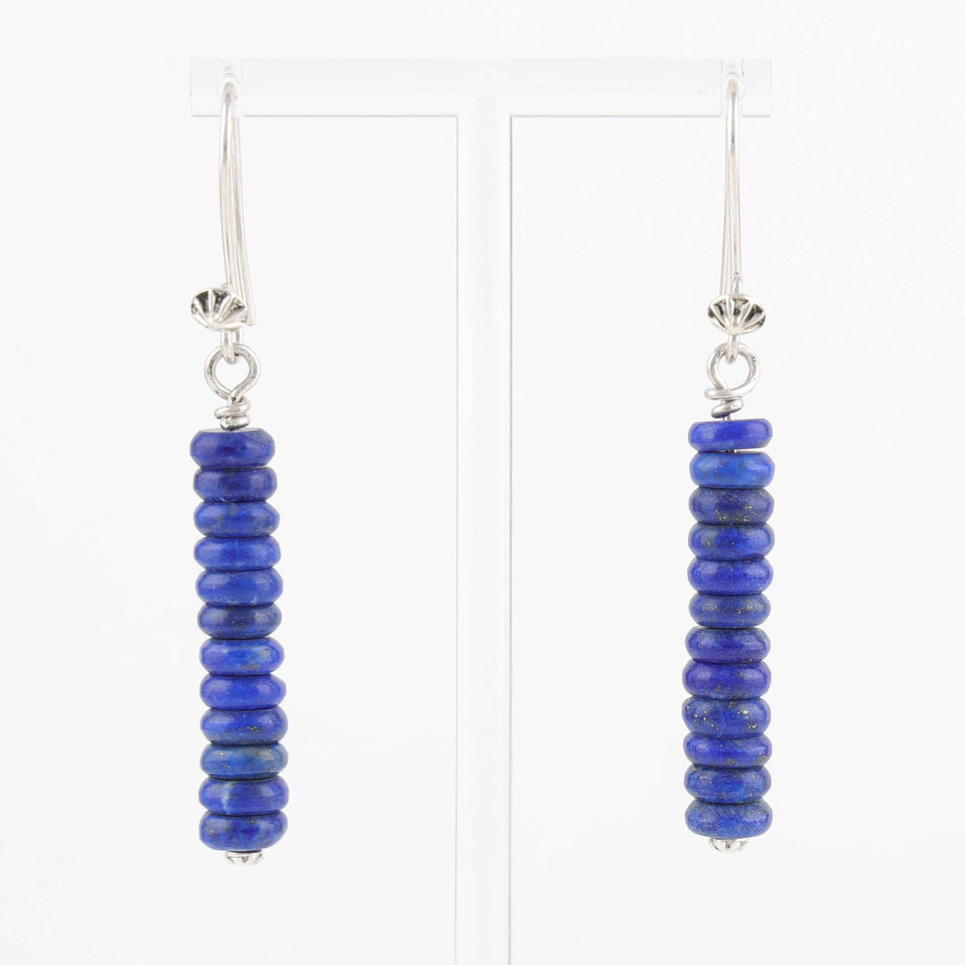 Lapis Bead Earrings