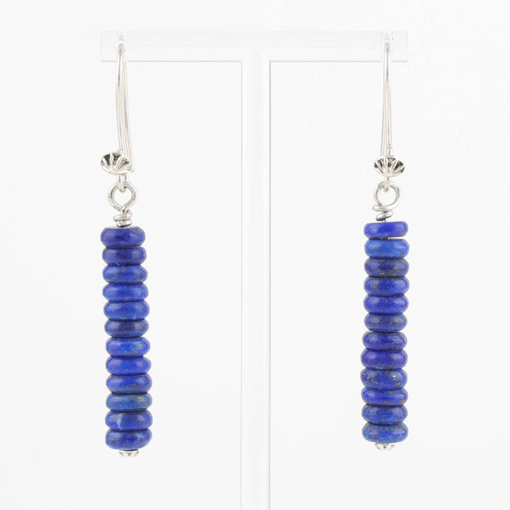 Lapis Bead Earrings