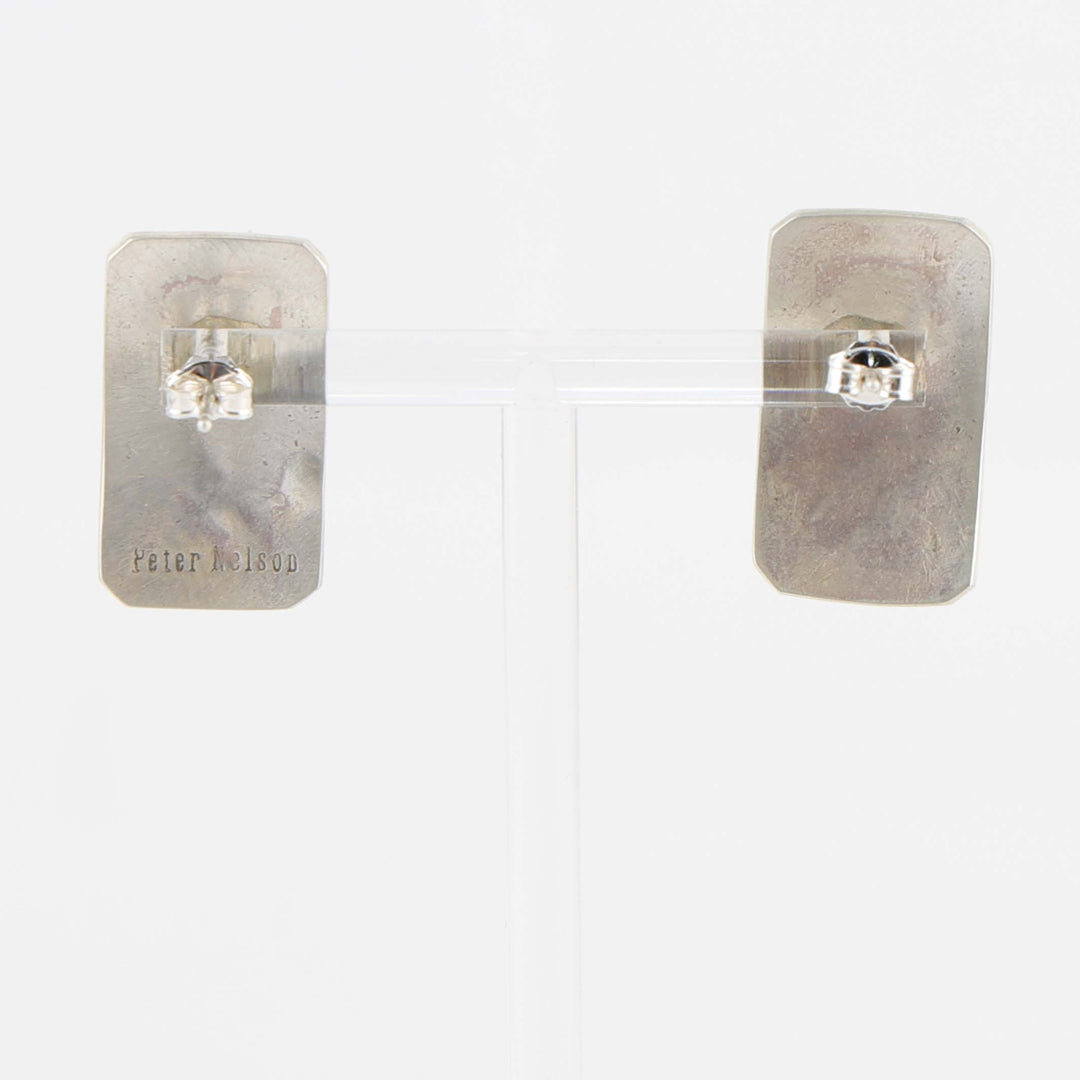 Silver Overlay Earrings