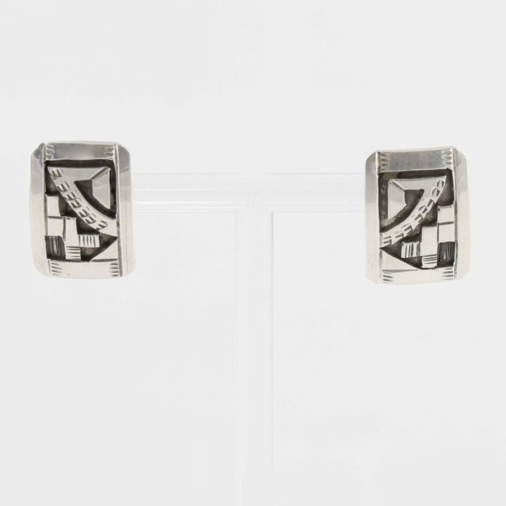 Silver Overlay Earrings