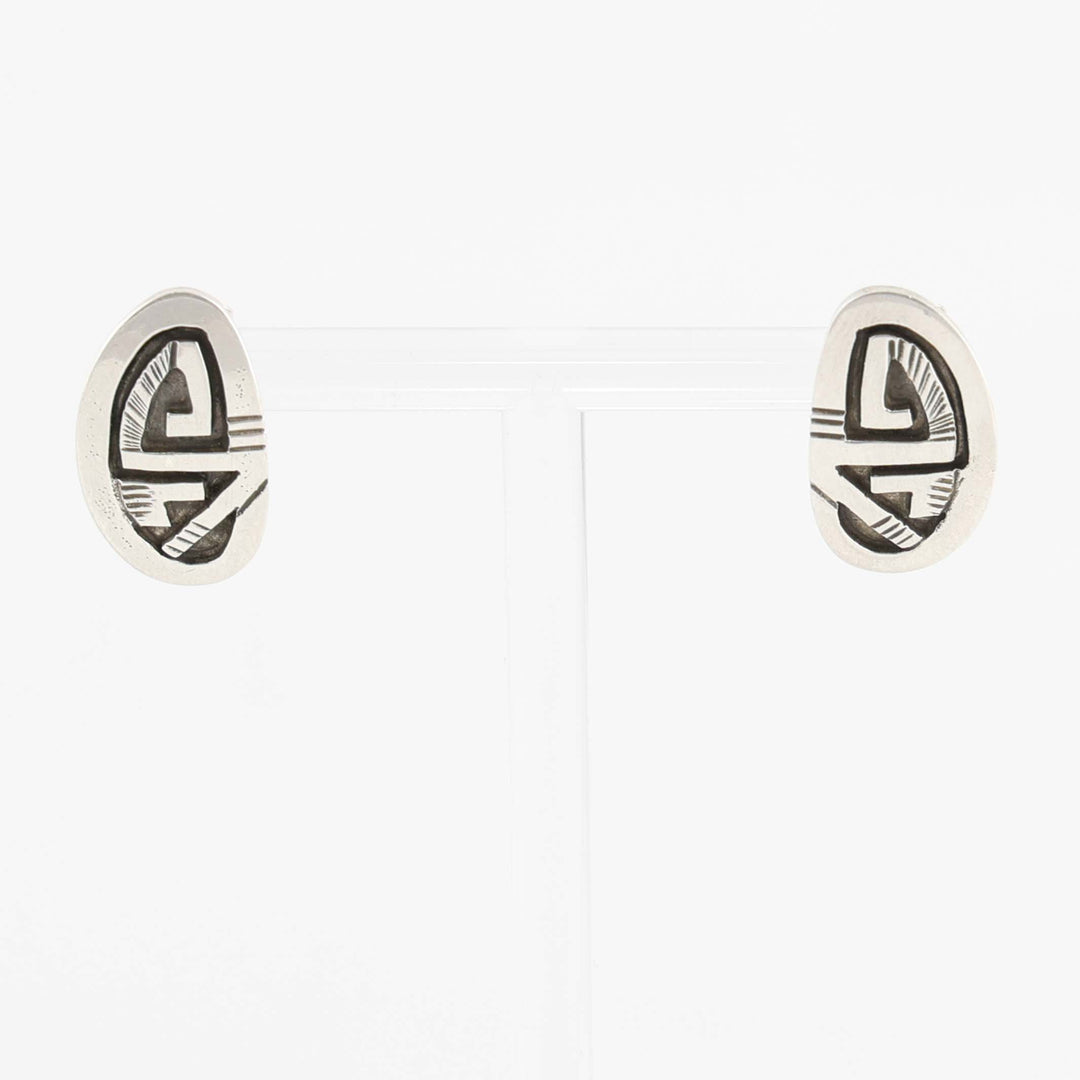 Silver Overlay Earrings
