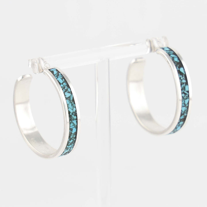 Turquoise Hoop Earrings