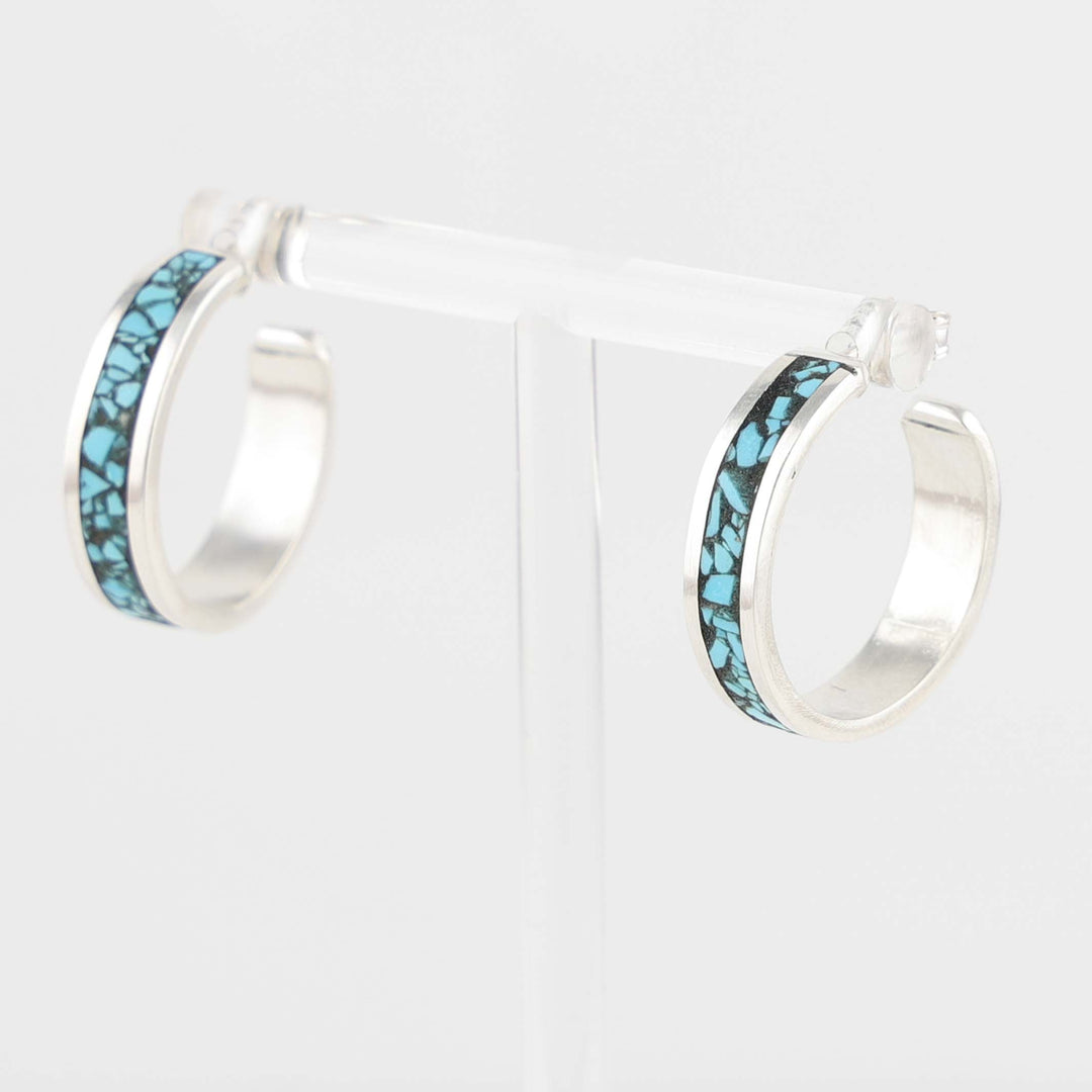 Turquoise Hoop Earrings