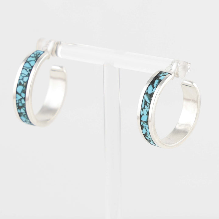 Turquoise Hoop Earrings