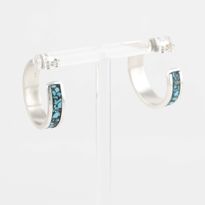 Turquoise Hoop Earrings