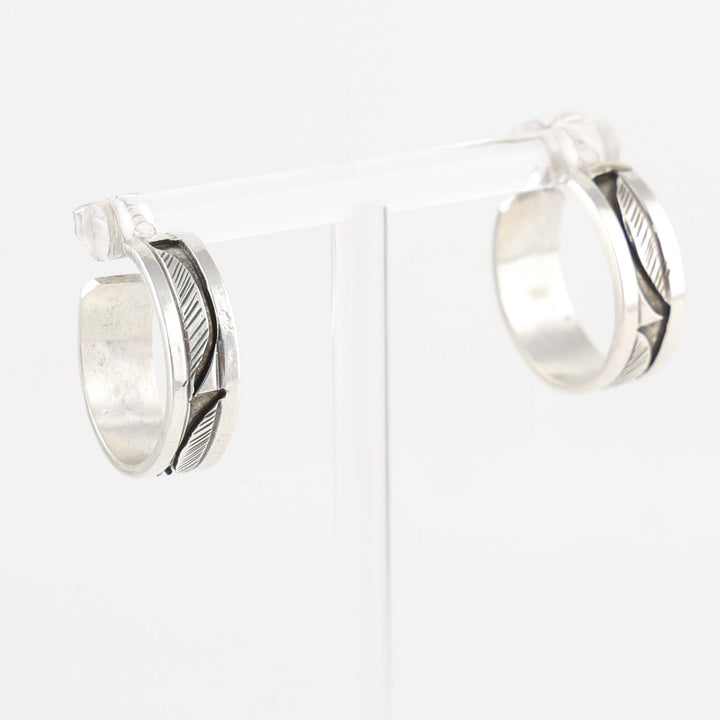 Silver Hoop Earrings