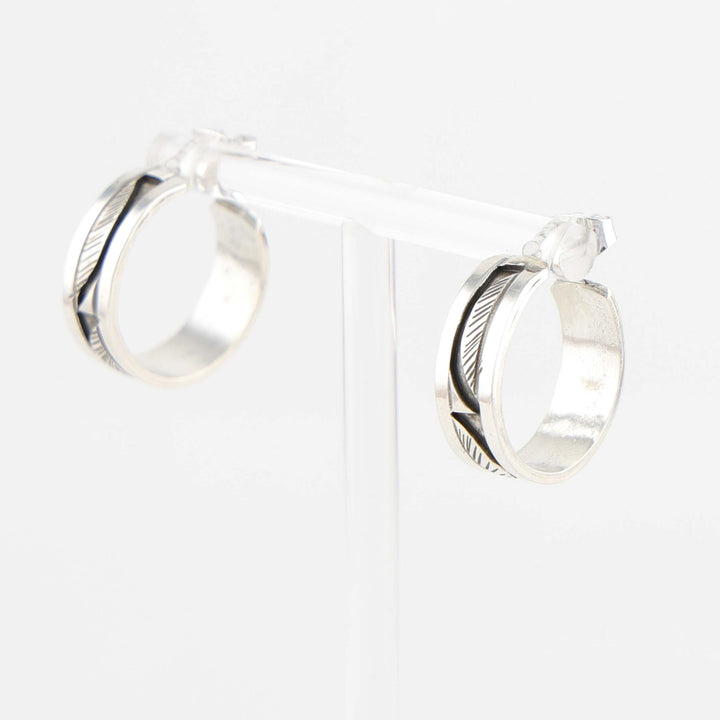 Silver Hoop Earrings