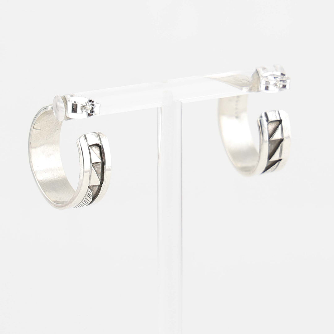 Silver Hoop Earrings