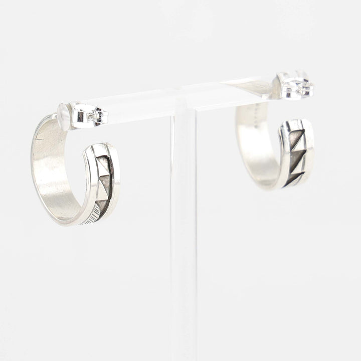 Silver Hoop Earrings